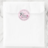 Tot de dood ons scheidt ronde sticker (Tas)