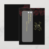 Tot de dood ons scheidt RSVP Kaarten Kaartje (Voorkant / Achterkant)