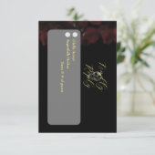 Tot de dood ons scheidt RSVP-kaarten  RSVP Kaartje (Staand voorkant)