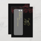 Tot de dood ons scheidt RSVP-kaarten  RSVP Kaartje (Voorkant / Achterkant)