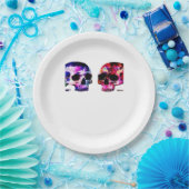 Tot de dood ons scheidt samen papieren bordje (Feest)