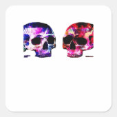 Tot de dood ons scheidt samen vierkante sticker (Voorkant)