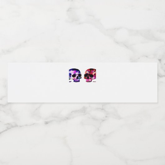 Tot de dood ons scheidt samen waterfles etiket (Enkel label)