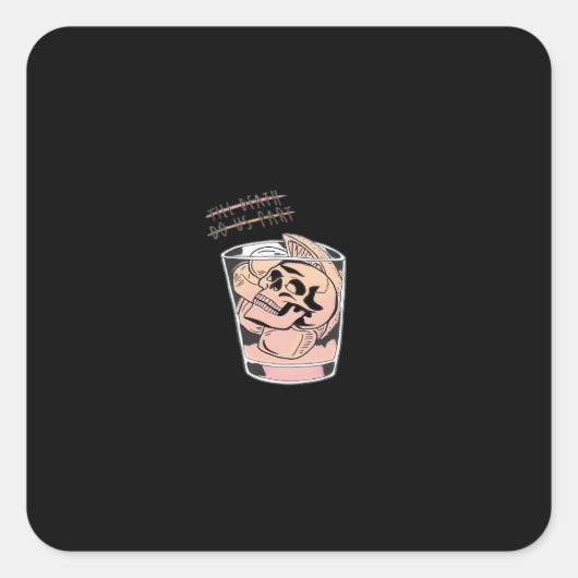 Tot de dood ons scheidt – Schattige luiaard ontmoe Vierkante Sticker (Voorkant)