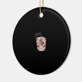 Tot de dood ons scheidt - Schattigee luiaard ontmo Keramisch Ornament (Links)