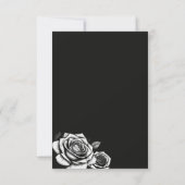 Tot de dood ons scheidt schedel koppelrozen save the date (Achterkant)