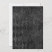 Tot de dood ons scheidt Schedels Hoed Bloemen Kaart (Achterkant)