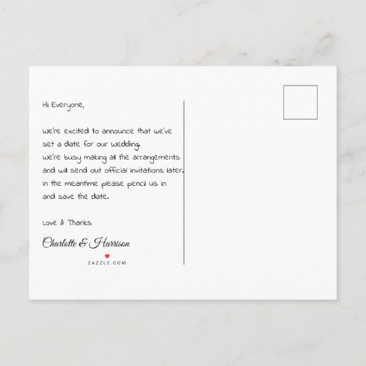 Tot de dood ons scheidt Schedels Rood Zwart Bruilo Aankondigingskaart (Achterkant)