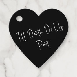 Tot de Dood Ons Scheidt Skelet Bedankjes Labels