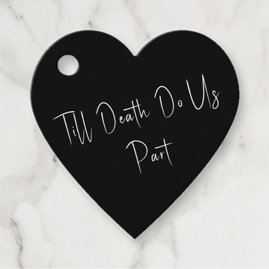 Tot de Dood Ons Scheidt Skelet Bedankjes Labels (Voorkant)