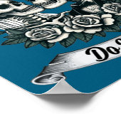 Tot de Dood Ons Scheidt Skelet Poster (Hoek)