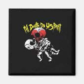 Tot de dood ons scheidt – Skeletkoppel voor altijd Magneet (Voorkant)