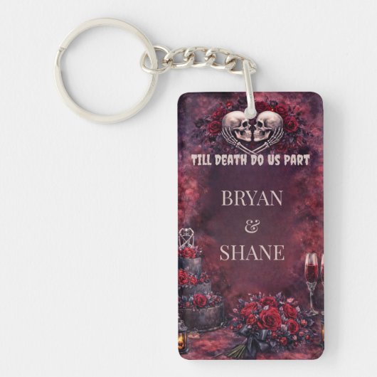 Tot de dood ons scheidt sleutelhanger (Voorkant)