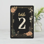 Tot de dood ons scheidt | Tabelnummer Kaart (Staand voorkant)