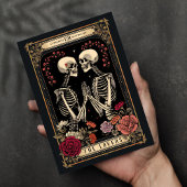 Tot de dood ons scheidt | Tarot bruiloft uitnodigi Kaart