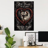 Tot de Dood Ons Scheidt Trouw Welkom Poster (Thuiskantoor)