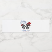 Tot de dood ons scheidt | Trouwen Waterfles Etiket (Enkel label)