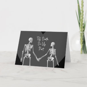 Tot de dood ons scheidt Valentijnskaart opt4 Bedankkaart