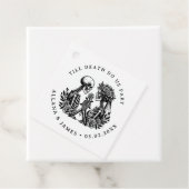 Tot de dood ons scheidt van Gothic Bedankjes Labels (In situ)