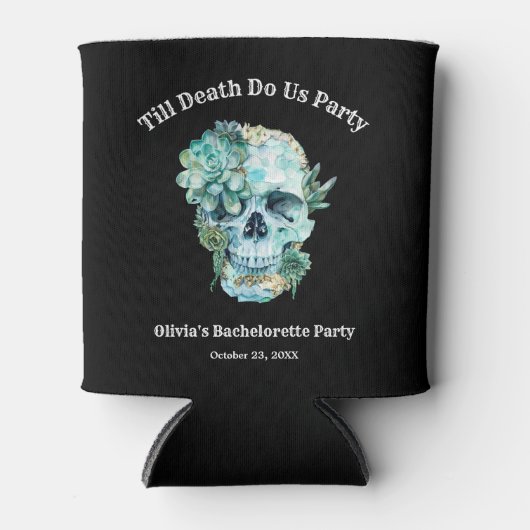 Tot de dood ons scheidt vrijgezellenfeestje blikje blikjeskoeler (Voorkant)