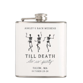 Tot de dood ons scheidt vrijgezellenweekend heupfles