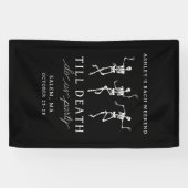 Tot de Dood Ons Scheidt Vrijgezellenweekend Spandoek (Horizontaal)