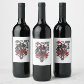 Tot de dood ons scheidt  wijn etiket (Flessen)