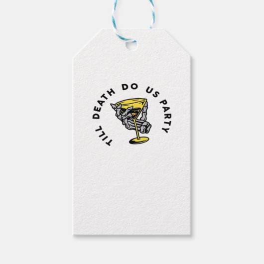 Tot de dood ons scheidt-Y Klassiek Grappig Cadeaulabel (Voorkant)