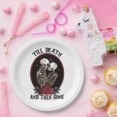 'Tot de dood papieren Borden Bordje (Feest)