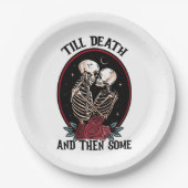 'Tot de dood papieren Borden Bordje (Voorkant)