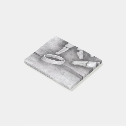 "Tot de dood" Post-it® Notes (Schuin)