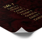 Tot de dood Poster van de schedel en de Rozen (Hoek)