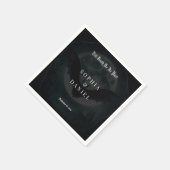 Tot de dood romantische vleermuizen maanlicht goti servet (Hoek)