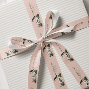 Tot de dood Roze Gotische St Patrick's Day Bloemen Satijnen Lint