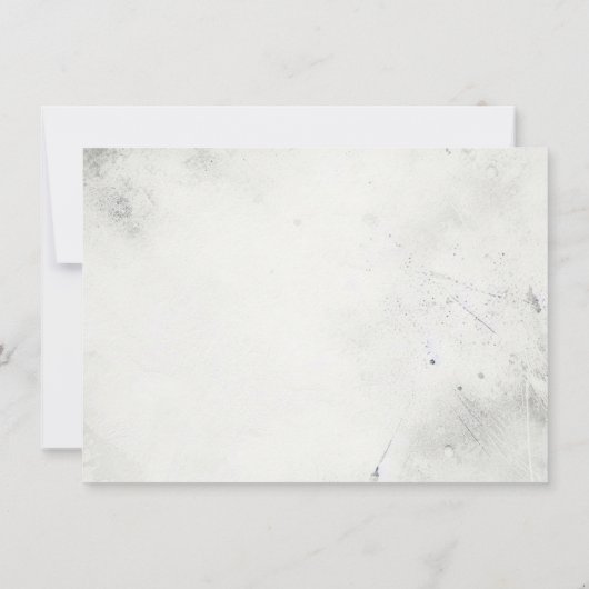 Tot de dood Save the Date Kaart (Achterkant)