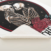 'Tot de dood Sherpa Blanket Deken (3/4)