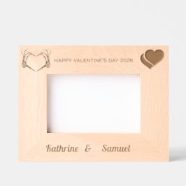 Tot de Dood Skelet Handen Hart Valentijnsdag Gegraveerde Lijstjes