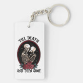'Tot de dood Sleutelhanger (achterkant)