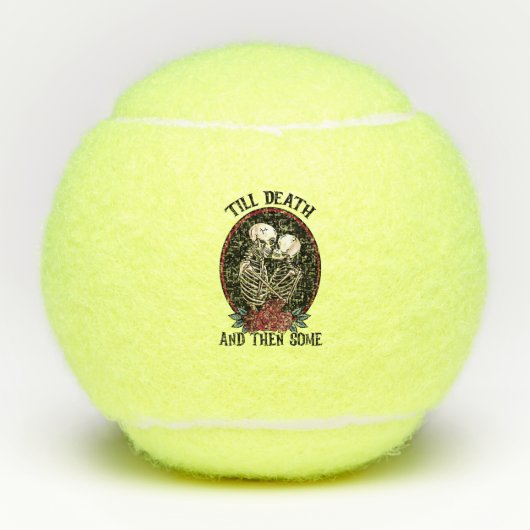 'Tot de dood tennisballen (Voorkant)