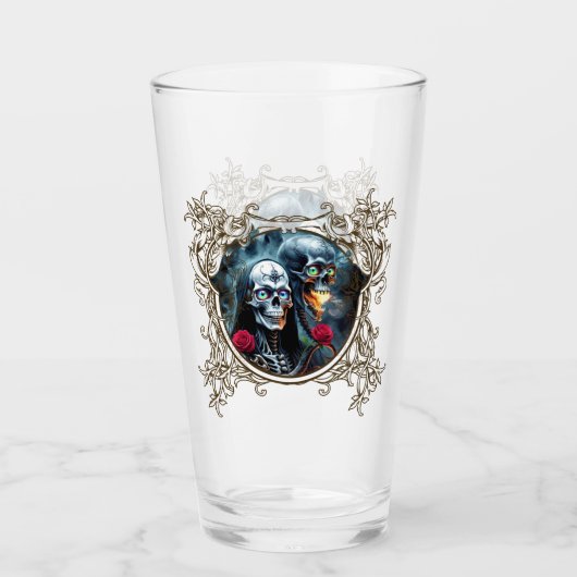 Tot de dood, voorbij voor altijd. glas (Voorkant)