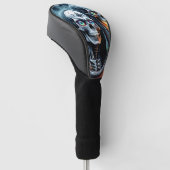 Tot de dood, voorbij voor altijd. golfheadcover (Schuin)