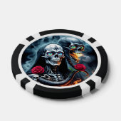 Tot de dood, voorbij voor altijd. poker chips (Enkel)