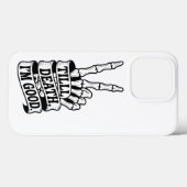 Tot de dood vrede hand skelet  Case-Mate iPhone case (Achterkant (horizontaal))