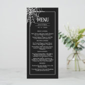 Tot de dood | Zwart Gotisch Donker Hallobruiloft M Menu (Staand voorkant)