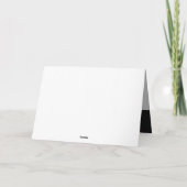 Tot de doodstraf ingevuld Hartelijk dank Bedankkaart (Achterkant)