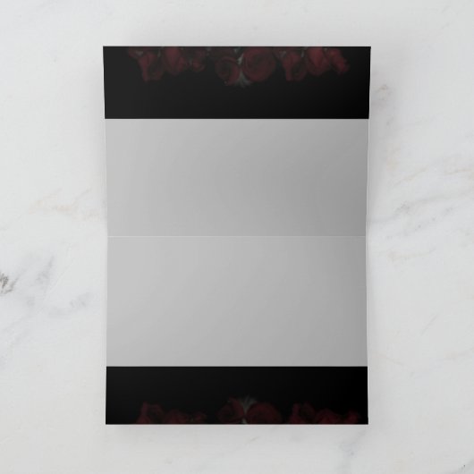 Tot de doodstraf ingevuld Hartelijk dank Bedankkaart (Binnen)