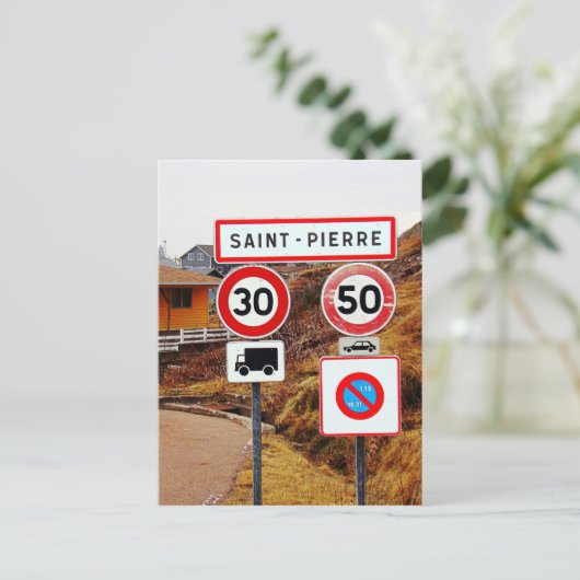 tot de limiet briefkaart (Staand voorkant)