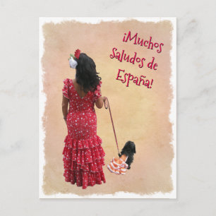 Tot de Muchos Saludos de España! Briefkaart