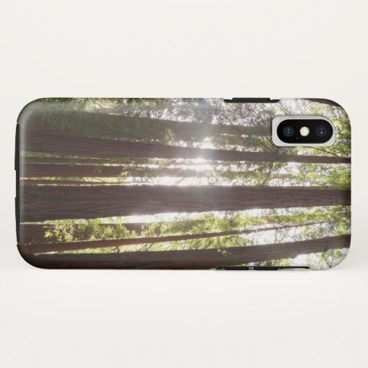 Tot de sequoia's in de ochtend Case-Mate iPhone case (Achterkant (horizontaal))