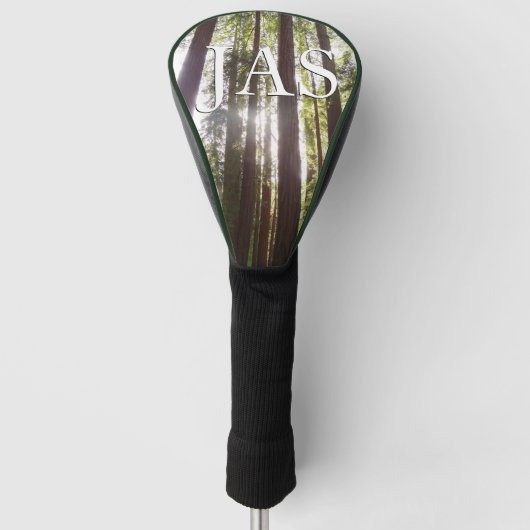 Tot de sequoia's in de ochtend golfheadcover (Voorkant)